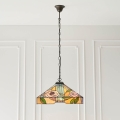 Endon 64384 - Závesný luster na reťazi Tiffany WILLOW 3xE27/60W/230V