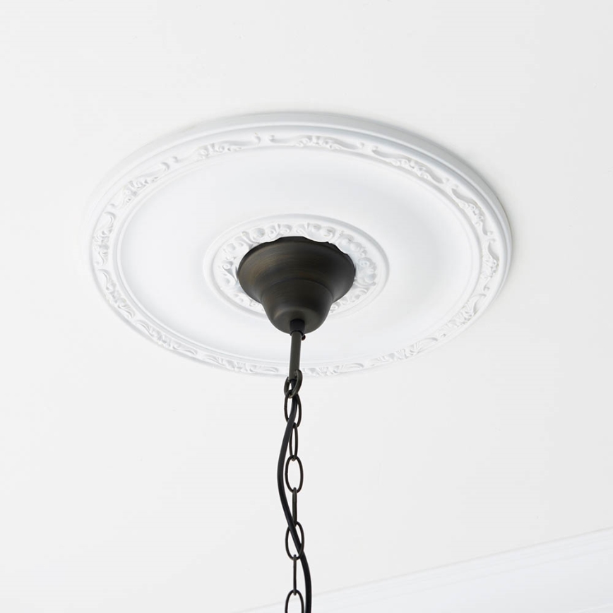 Endon 64385 - Luster na reťazi Tiffany WILLOW 1xE27/60W/230V priemer 35 cm