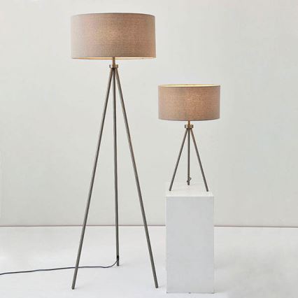 Endon 66987 - Stojacia lampa TRI 1xE27/60W/230V béžová