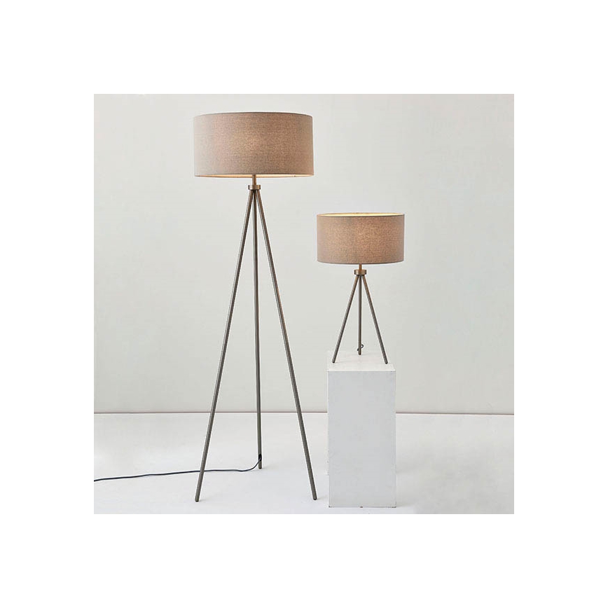 Endon 66987 - Stojacia lampa TRI 1xE27/60W/230V béžová