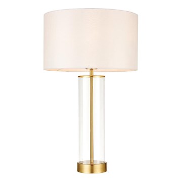 Endon 68802 - Stmievateľná dotyková stolná lampa LESSINA 1xE27/10W/230V zlatá/biela