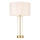Endon 68802 - Stmievateľná dotyková stolná lampa LESSINA 1xE27/10W/230V zlatá/biela