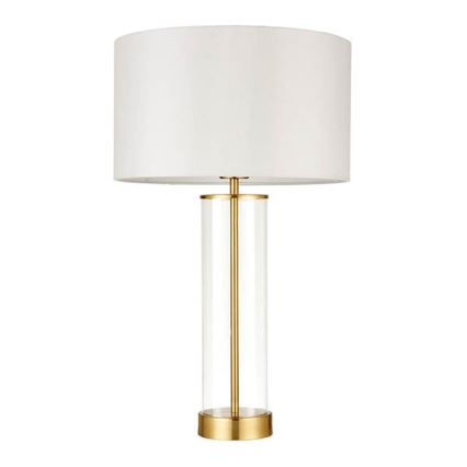 Endon 68802 - Stmievateľná dotyková stolná lampa LESSINA 1xE27/10W/230V zlatá/biela
