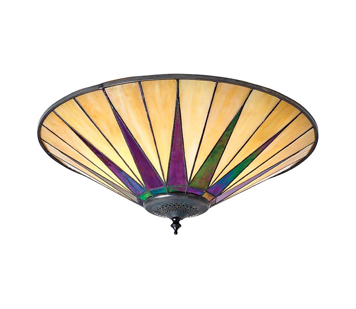Endon 70240 - Stropné svietidlo Tiffany DARK STAR 2xE27/40W/230V pr. 49 cm 70240