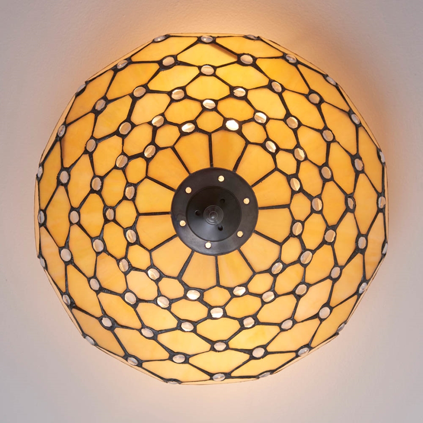 Endon 70242 - Stropné svietidlo PEARL 2xE27/60W/230V pr. 37 cm