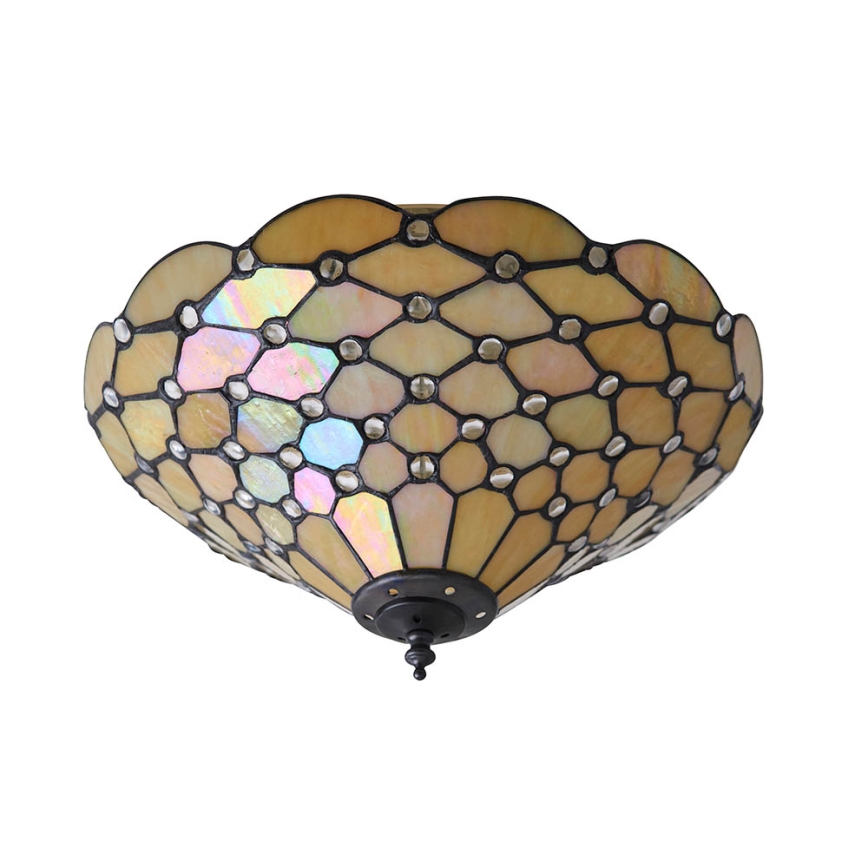 Endon 70242 - Stropné svietidlo PEARL 2xE27/60W/230V pr. 37 cm