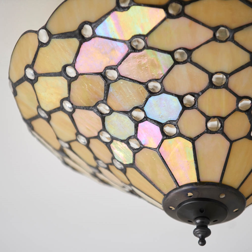Endon 70242 - Stropné svietidlo PEARL 2xE27/60W/230V pr. 37 cm