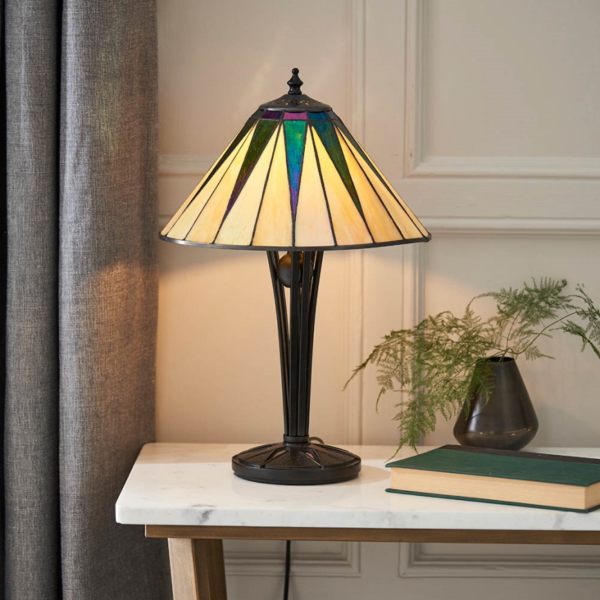 Endon 70367 - Stolná lampa DARK STAR 1xE14/40W/230V pr. 30 cm