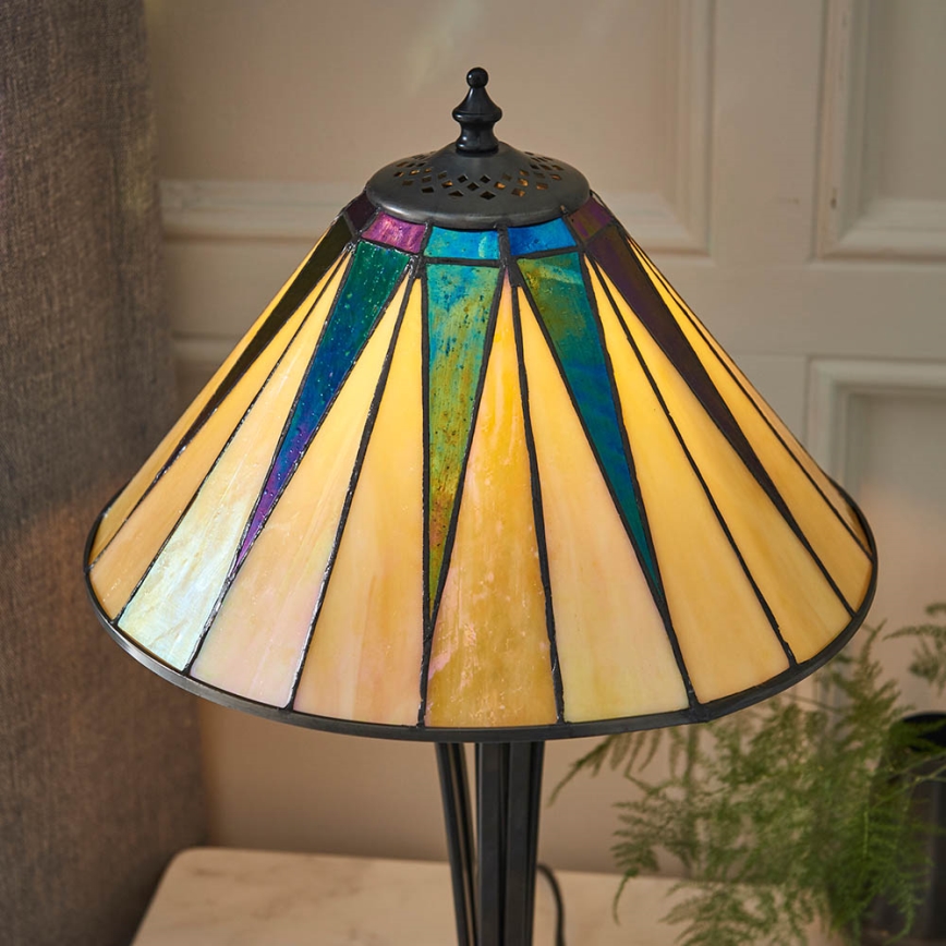 Endon 70367 - Stolná lampa DARK STAR 1xE14/40W/230V pr. 30 cm