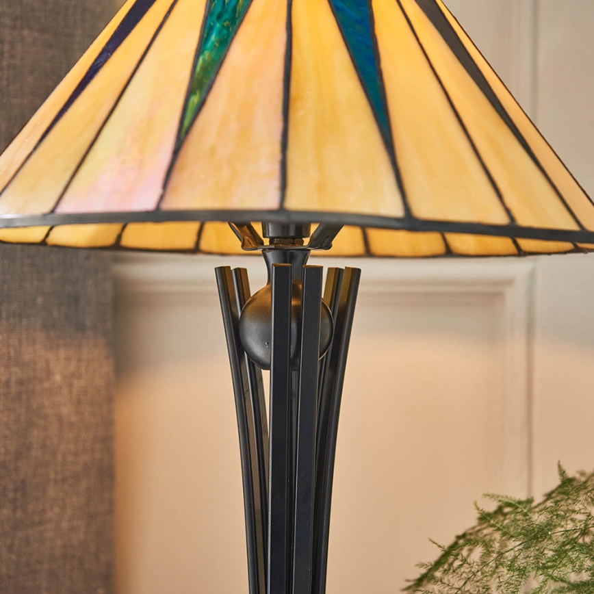 Endon 70367 - Stolná lampa DARK STAR 1xE14/40W/230V pr. 30 cm