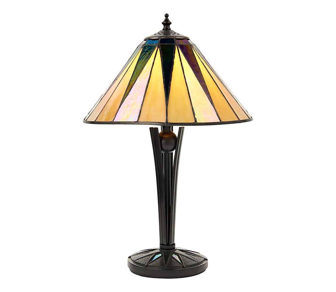 Endon 70367 - Stolná lampa Tiffany DARK STAR 1xE14/40W/230V, priemer 30 cm 70367