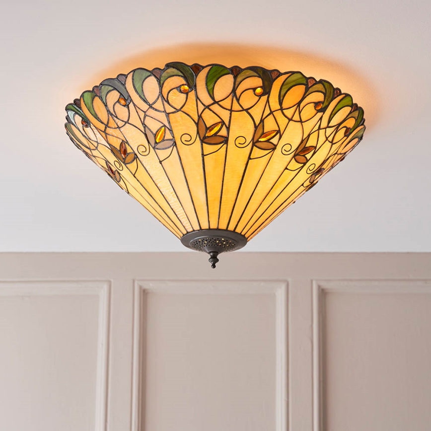 Endon 70706 - Stropné svietidlo JAMELIA 2xE27/60W/230V pr. 50 cm