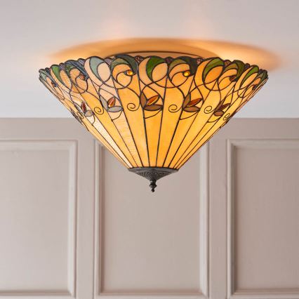 Endon 70706 - Stropné svietidlo JAMELIA 2xE27/60W/230V pr. 50 cm