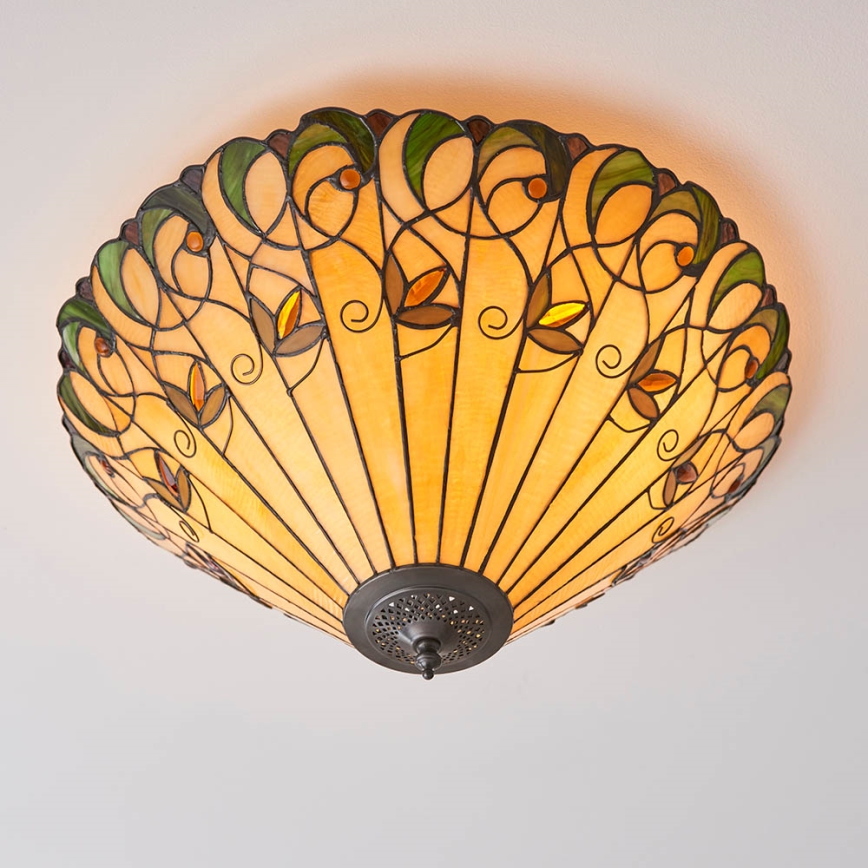 Endon 70706 - Stropné svietidlo JAMELIA 2xE27/60W/230V pr. 50 cm