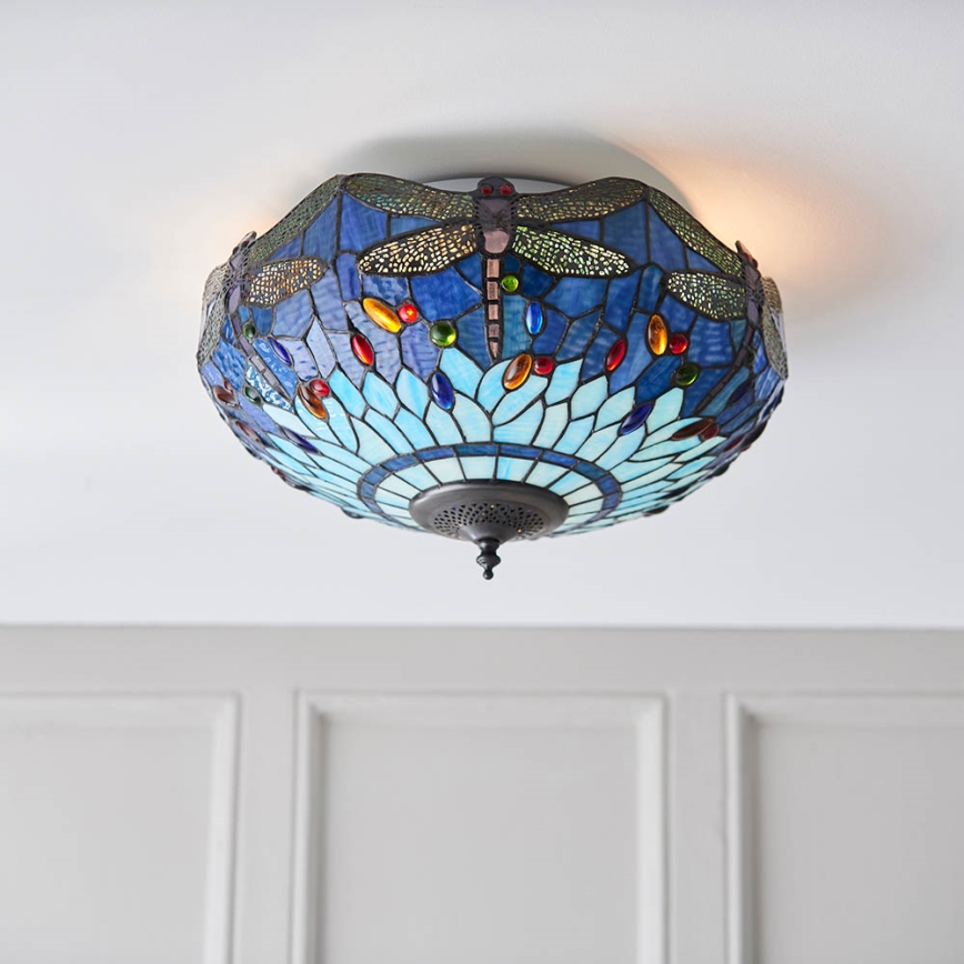 Endon 70722 - Stropné svietidlo DRAGONFLY 2xE27/60W/230V pr. 41 cm