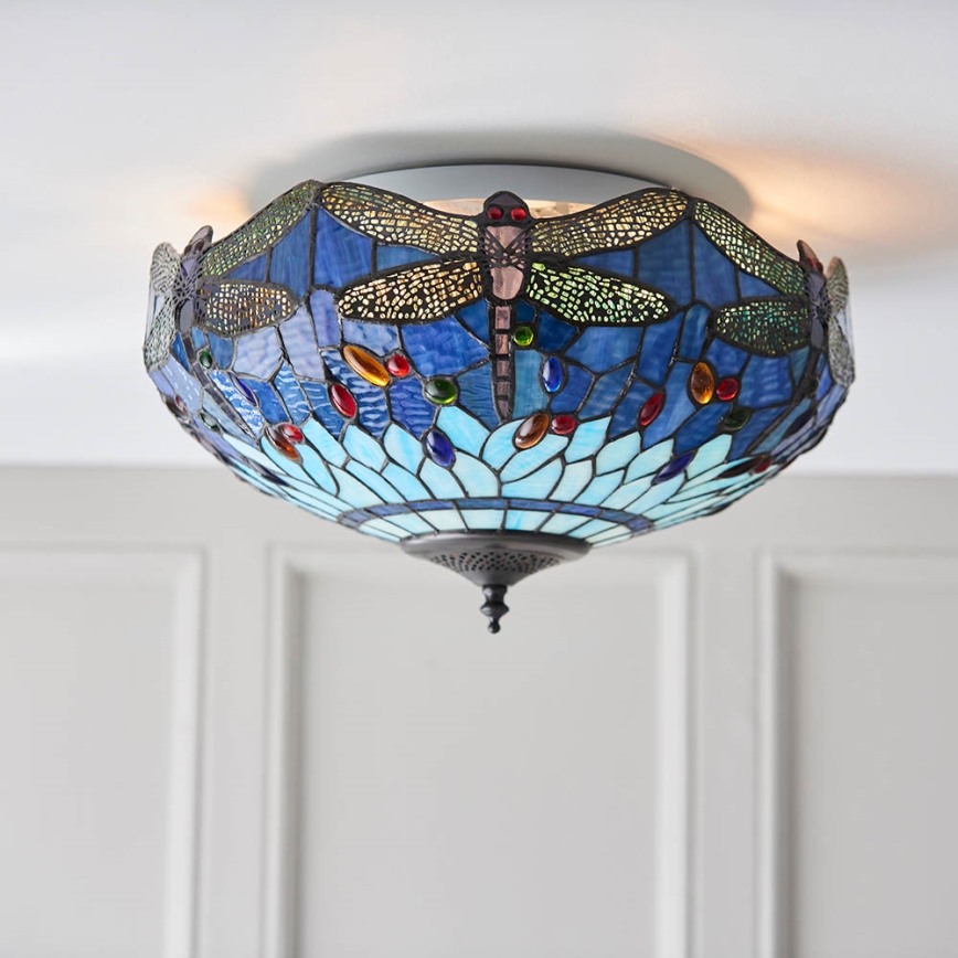 Endon 70722 - Stropné svietidlo DRAGONFLY 2xE27/60W/230V pr. 41 cm