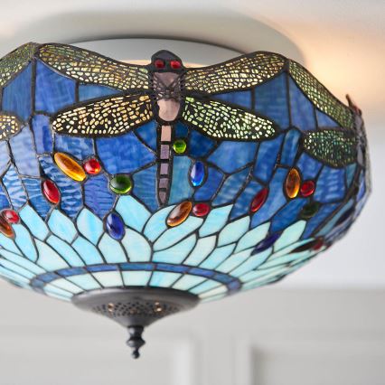 Endon 70722 - Stropné svietidlo DRAGONFLY 2xE27/60W/230V pr. 41 cm