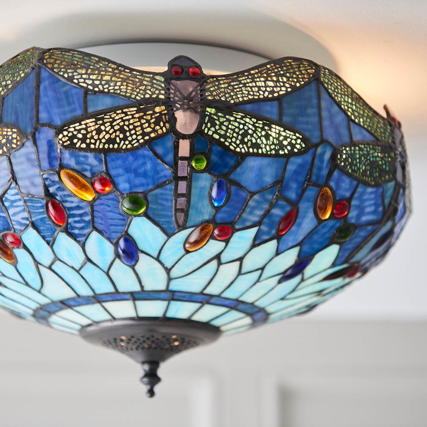 Endon 70722 - Stropné svietidlo DRAGONFLY 2xE27/60W/230V pr. 41 cm