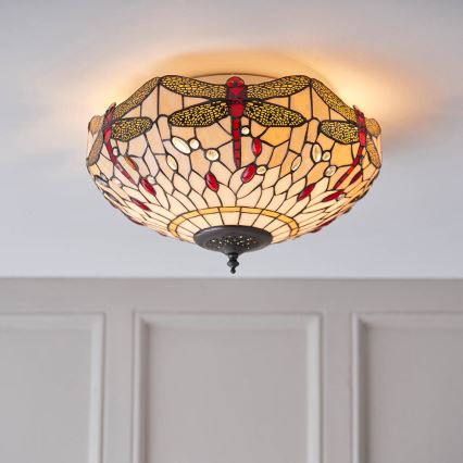 Endon 70723 - Stropné svietidlo DRAGONFLY 2xE27/60W/230V pr. 41 cm