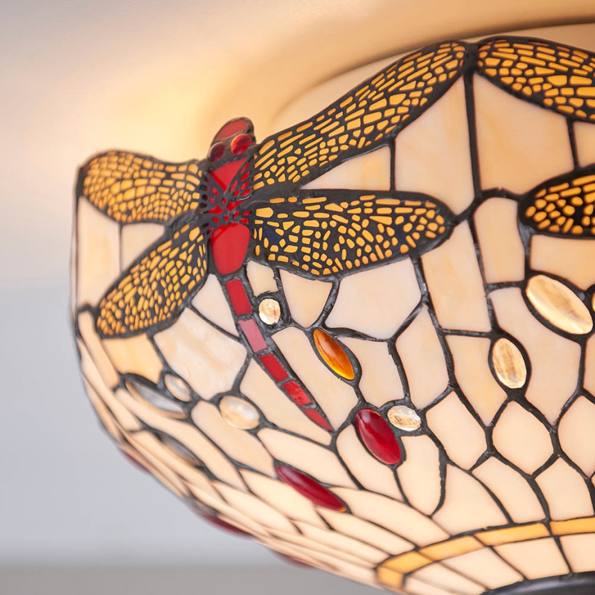 Endon 70723 - Stropné svietidlo DRAGONFLY 2xE27/60W/230V pr. 41 cm