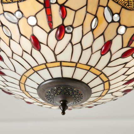 Endon 70759 - Luster na reťazi DRAGONFLY 3xE27/60W/230V pr. 41 cm