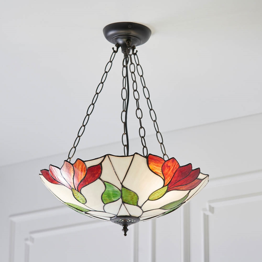Endon 70946 - Luster na reťazi BOTANICA 3xE27/60W/230V pr. 45 cm