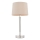 Endon 72175 - Stolná lampa s USB portom SYON 1xE14/40W/230V lesklý chróm/béžová