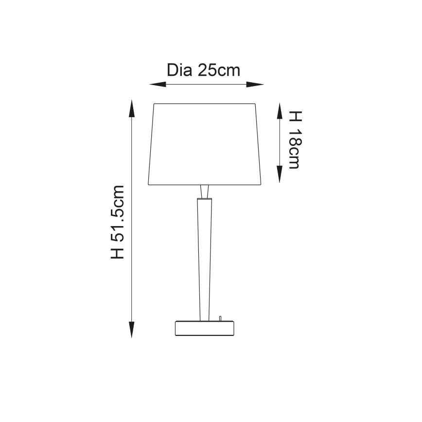 Endon 72175 - Stolná lampa s USB portom SYON 1xE14/40W/230V lesklý chróm/béžová