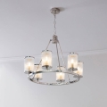 Endon 74128 - Luster na reťazi EASTON 6xE14/6W/230V lesklý chróm