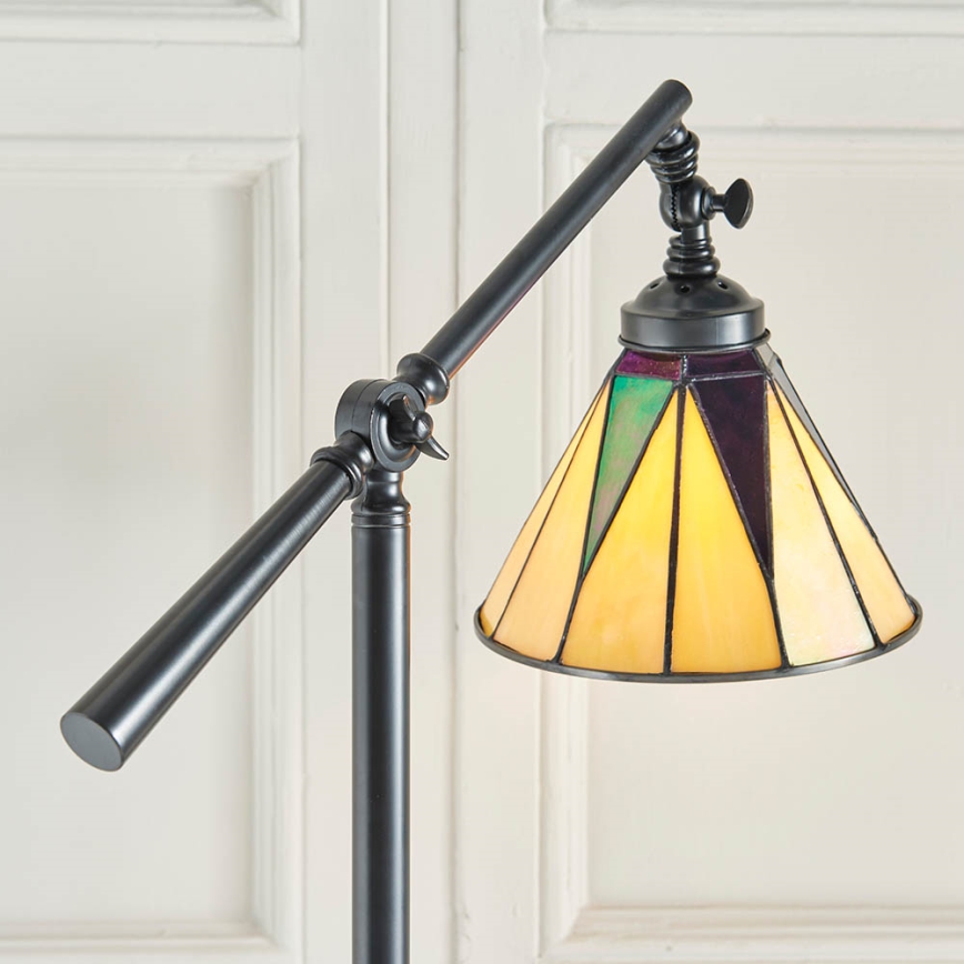 Endon 74355 - Stojacia lampa DARK STAR 1xE14/40W/230V