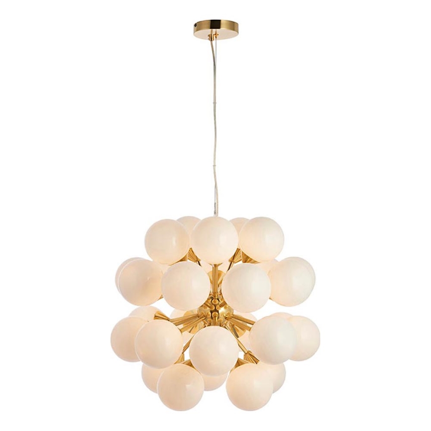 Endon 76499 - Luster na lanku OSCAR 28xG9/18W/230V zlatý