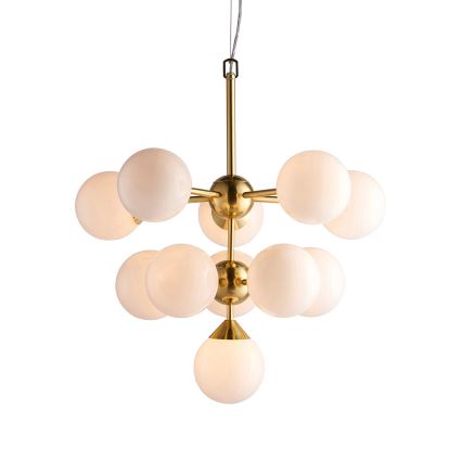 Endon 76500 - Luster na lanku OSCAR 11xG9/18W/230V mosadz