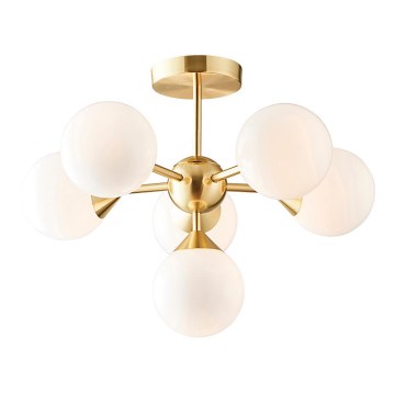 Endon 76501 - Luster na tyči OSCAR 6xG9/5W/230V zlatý