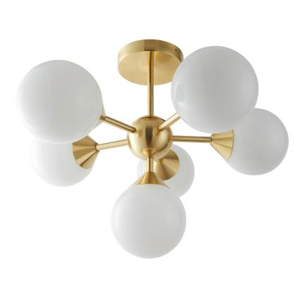 Endon 76501 - Luster na tyči OSCAR 6xG9/5W/230V zlatý