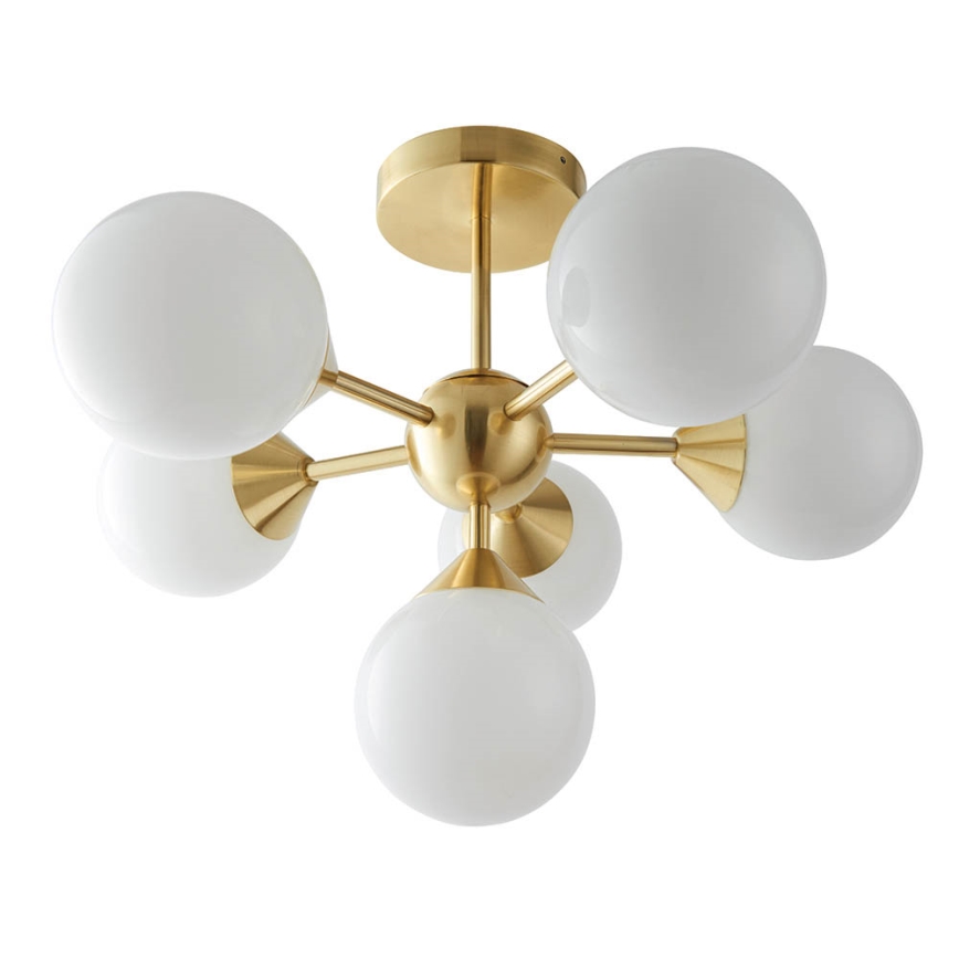 Endon 76501 - Luster na tyči OSCAR 6xG9/5W/230V zlatý