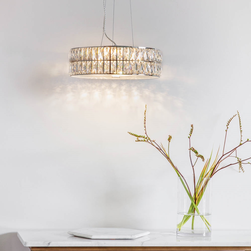 Endon 76513 - LED luster na lanku VERINA 5xLED/5W/230V lesklý chróm