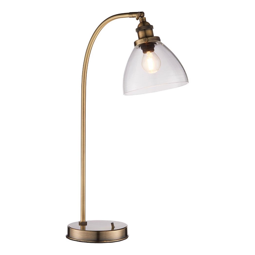 Endon 77859 - Stolová lampa HANSEN 1xE14/40W/230V mosadz