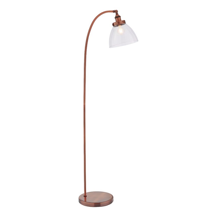 Endon 77862 - Stojacia lampa HANSEN 1xE27/40W/230V medená