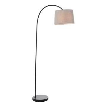 Endon 78163 - Stojacia lampa CARLSON 1xE27/60W/230V šedá/čierna