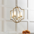 Endon 81914 - Závesný luster EDREA na reťazi 4xE14/6W/230V mosadz