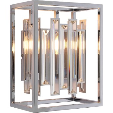 Endon 81932 - Nástenné svietidlo ACADIA 1xE14/40W/230V lesklý chróm