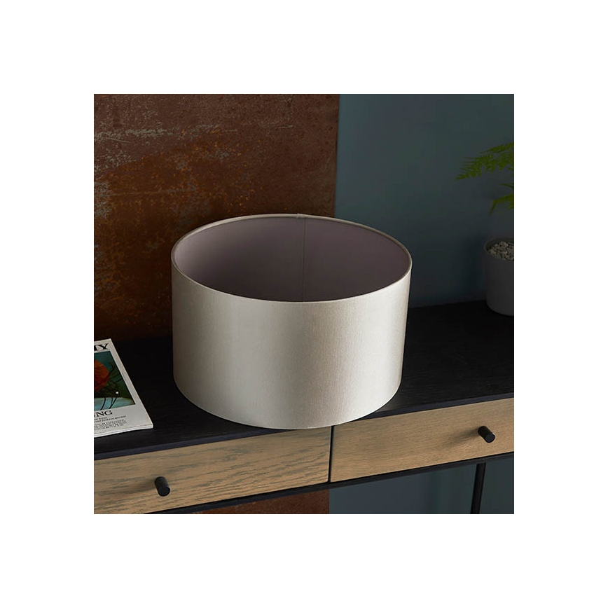Endon 90024 - Náhradné tienidlo k stolovej lampe E27, priemer 38 cm, sivé