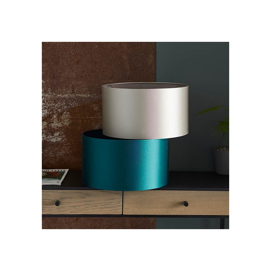 Endon 90024 - Náhradné tienidlo k stolovej lampe E27, priemer 38 cm, sivé
