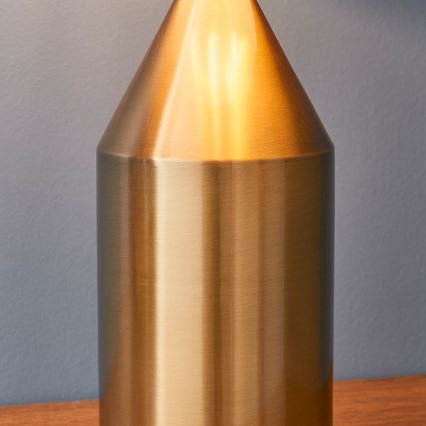 Endon 90522 - Stolná lampa NOVA 1xE27/60W/230V mosadz