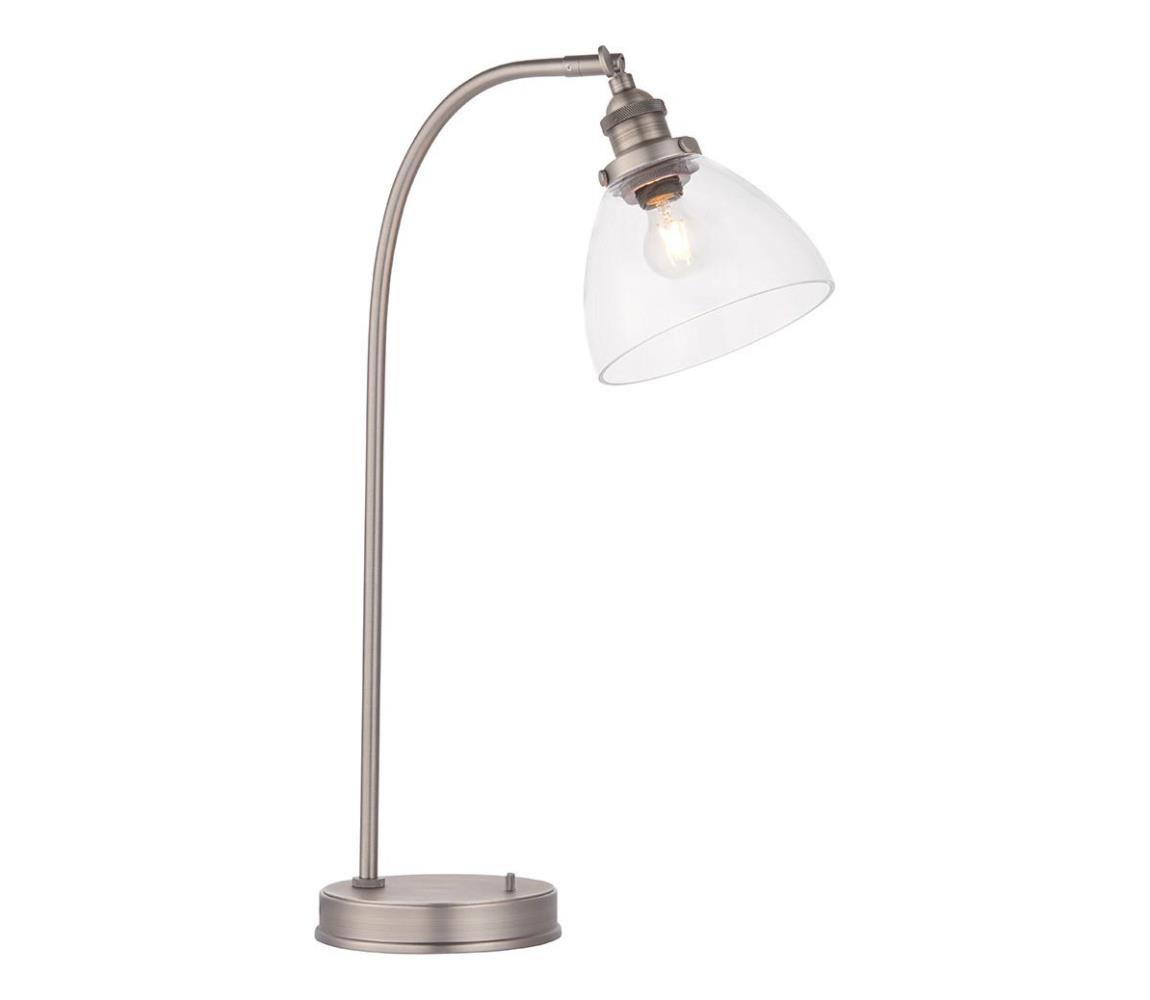 Endon 91740 - Stolná lampa HANSEN 1xE14/40W/230V matný chróm 91740