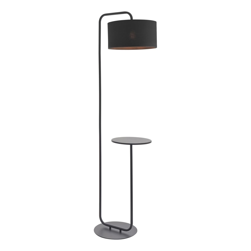 Endon 92301 - Stojacia lampa LANDIS 1xE27/10W/230V čierna