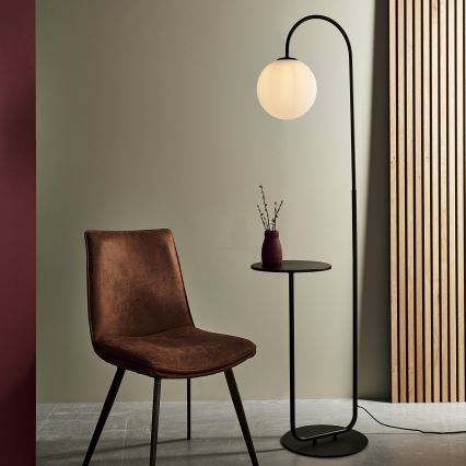 Endon 92424 - Stojacia lampa HALO 1xE14/7W/230V čierna