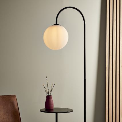 Endon 92424 - Stojacia lampa HALO 1xE14/7W/230V čierna