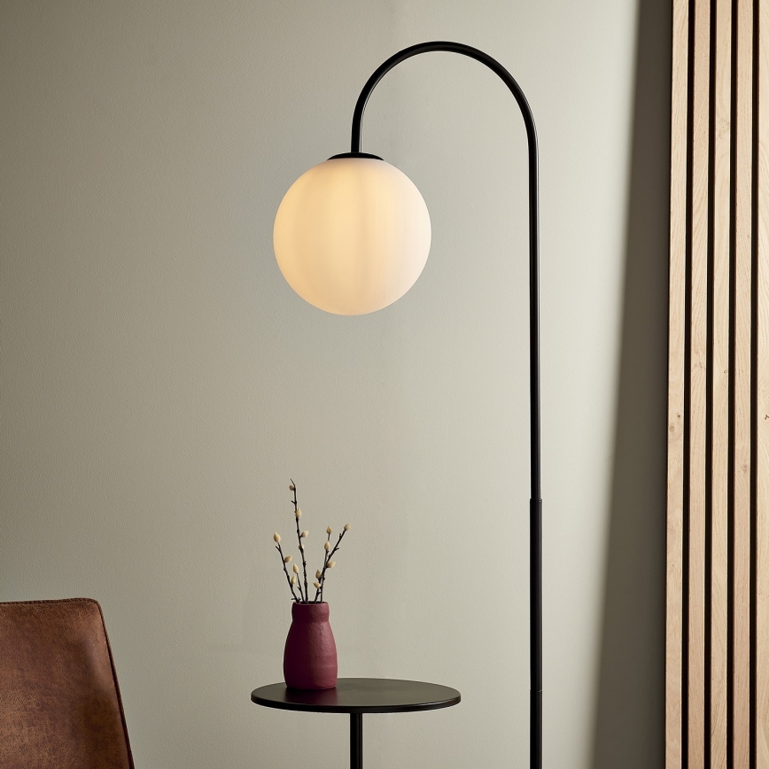 Endon 92424 - Stojacia lampa HALO 1xE14/7W/230V čierna