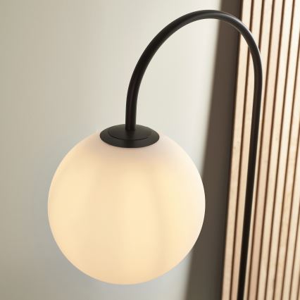 Endon 92424 - Stojacia lampa HALO 1xE14/7W/230V čierna